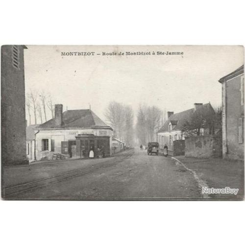 600h600f_00001_Carte-postale-ancienne---MONTBIZOT--72--Route-de-Montbizot-a-Ste-Jamme