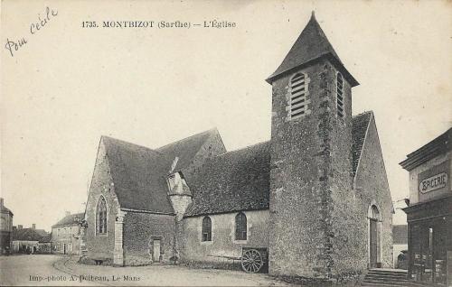 Montbizot.Église