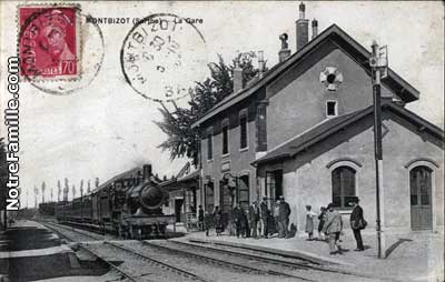 Montbizot.Gare